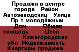 Продажа в центре города › Район ­ Автозаводскиц › Улица ­ Пр-т молодёжный › Дом ­ 10 › Общая площадь ­ 34 › Цена ­ 1 650 000 - Нижегородская обл. Недвижимость » Квартиры продажа   